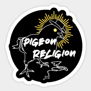 Pigeon Religion Sticker